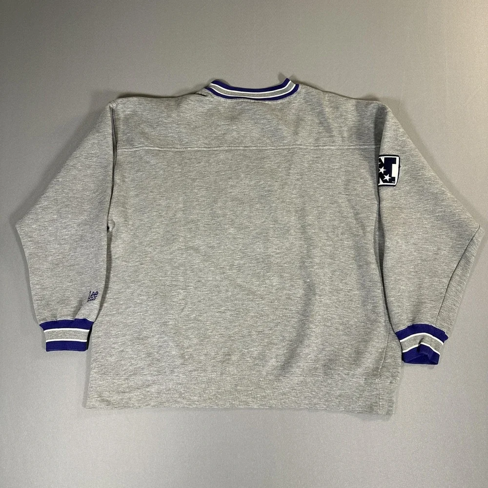 Vintage Minnesota Vikings Sweatshirt Mens XL Gray NFL Football Lee Sport‎ 90s